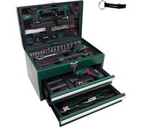 Set d'outils PARKSIDE® avec visseuse sans fil 92 pièces PWBM A1 Coffret métallique + porte-clés HEADNMORE® dans le bundle HEADNMORE