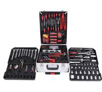 Set d'outils SIXTOL HOME 299 dans une valise à outils
