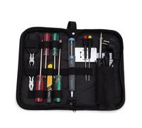 Set d'outils Velleman, pour les amateurs, 11 pièces, non magnétique, avec étui, noir