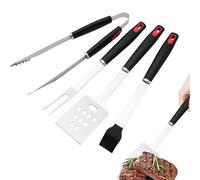 Set D'ustensiles De Barbecue - Acier Inoxydable de Haute Résistance | Pelle Spatule pour Cuisson Exterieure | pour Extérieur Plage Arrière-Cour Jardin Camping Fête Pique-Nique Lui Papa Petit ami