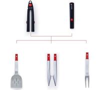 Set d'ustensiles de barbecue barbecook MyClick-Start Set noir - 5 pièces