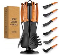 Set d'ustensiles de cuisine 7 pièces aspect bois Royalty Line RLU03 Royalty Line