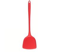 Set d'ustensiles de cuisine en silicone Casseroles antiadhésives, spatule en Silicone, louche à soupe, cuillère fente, outils de cuisine, 1/4/8 pièces(Red Spatula)