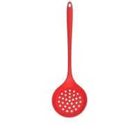 Set d'ustensiles de cuisine en silicone Casseroles antiadhésives, spatule en Silicone, louche à soupe, cuillère fente, outils de cuisine, 1/4/8 pièces(Red Skim)