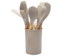 Set d'ustensiles de cuisine en silicone Ensemble d'ustensiles de cuisine, spatule en Silicone, manche bois, ustensiles résistants à la chaleur, cuillère, brosse, fouet, 12 pièces