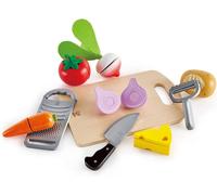Set D'Ustensiles De Cuisine¿Jeu D'Imitation Avec Planche,Couteau,Râpe Et Légumes