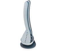 Joseph Joseph - Nest Ustensils Plus - Ensemble de 5 Ustensiles en Nylon Aimantés, Cuillère, Cuillère à spaghettis, Louche, Ecumoires Livré avec son Porte Ustensiles, Bleu