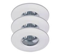 Set EBL Professionnel Rigide IP65 3x35W 105VA 230/12V GU5,3 51mm Blanc/Alu Zinc