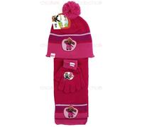 Set Écharpe, Bonnet et Gants Bing Rose