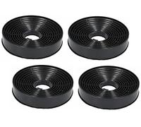 Set économique 4 Filtre à charbon actif Filtre à charbon de remplacement pour Silver Line af90 - Delta kul1 Kubik esty