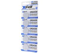 set économique 5 pièces CR2430 pile lithium 3V, pile CR2430 dans un set pratique de 5 pièces
