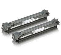 Set économique compatible avec Brother TN-1050 contient 2x Cartouche toner