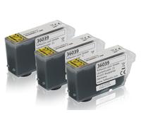 Set économique compatible avec Canon 0628 B 001 / 5 BK contient 3x Cartouche d'encre