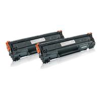 Set économique compatible avec HP CB436A / 36A contient 2x Cartouche toner