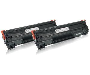 Set économique compatible avec HP CB436A / 36A XL contient 2x Cartouche toner