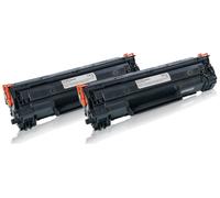 Set économique compatible avec HP CE 278 A / 78A contient 2x Cartouche toner
