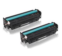 Set économique compatible avec HP CE 410 XD / 305X XXL contient 2x Cartouche toner