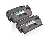 Set économique compatible avec HP CE505XD / 05XD contient 2x Cartouche toner