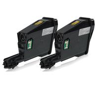 Set économique compatible avec Kyocera 1T02M70NL0 / TK-1125 contient 2x Cartouche toner