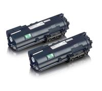Set économique compatible avec Kyocera 1T02RY0NL0 / TK-1160 contient 2x Cartouche toner