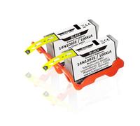 Set économique compatible avec Lexmark 14N1092E / 100XLA XXL contient 2x Cartouche d'encre