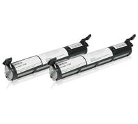 Set économique compatible avec Panasonic KX-FAT 411 X contient 2x Cartouche toner