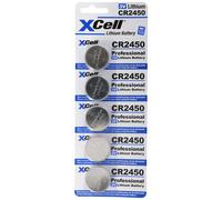 set économique de 5 piles CR2450 au lithium 3V, Piles CR2450 en set pratique de 5 pièces