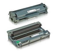 Set économique remplace Brother TN-2420 contient 1x Kit tambour / 1x Cartouche toner