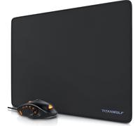 Set économique souris et tapis de souris Titanwolf, Gaming Mouse & Mousepad 440 x 350 mm Bundle "SPECIALIST"