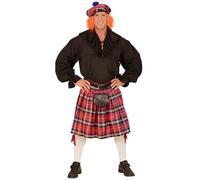 W WIDMANN MILANO Party Fashion - SCOTSMAN (kilt, hat with hair)