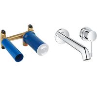 Set élément encastré de mitigeur Grohe Eurostyle 23571000, mitigeur de lavabo Grohe Essence New 19967001