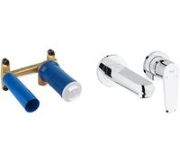 Set élément encastré de mitigeur Grohe Eurostyle 23571000, mitigeur de lavabo Grohe Eurodisc Cosmopolitan 19573002