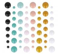 Set Émail Coloré Autocollant- 64 Pièces - Good Vibes -Artemio