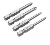 Set Embouts Triwing Y1 Y2 50mm Hex 6.35mm 4pcs | Acier , tête magnétique pour forte, longueur 50mm, queue hex 6.35mm, pour visseuses électriques