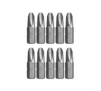 Set Embouts Visseuse PH0-PH3 25mm Acier pour s2 Dur Set Embouts(PH3) | Acier allié pour robuste, tête magnétique pour forte, queue hex 6.35mm, longueur 25mm, anti-usure