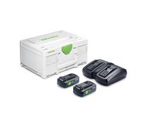Set Énergie 18V 2 Batteries 4 Ah BP 18 TBX 4 Ah + TCL 6 DUO FESTOOL