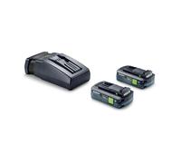 Set Énergie 18V 2 batteries 4 Ah BP 18 TBX 4 Ah + TCL 6 FESTOOL