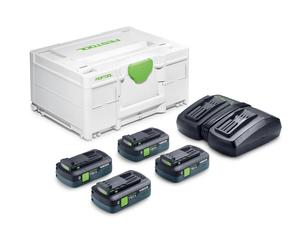 Set énergie SYS 18V 4XTBX4/TCL6DUO - FESTOOL - 578823