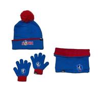 Set/Ensemble Bonnet Gants cache cou Sonic (snood ou tour de cou double a l'interieur Sonic - B)
