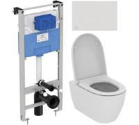 Set ensemble Combi-Pack avec abattant Ideal Standard i.Life O T572501, châssis encastré Ideal Standard Prosys R020467, R0121AC