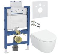 Set ensemble cuvette + abattant Geberit iCon 503.048.00.1, châssis encastré Geberit Duofix 111.003.00.2, 111.815.00.1, 156.050.00.1