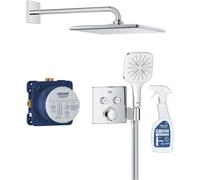Set ensemble de douche Grohe Precision Smartcontrol 34876000, produit nettoyant pour chrome Grohe 48166000