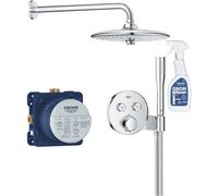 Set ensemble de douche Grohe Precision Smartcontrol 34878000, produit nettoyant pour chrome Grohe 48166000