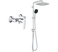 Set ensemble de douche Grohe Vitalio Comfort 26698001, mitigeur de douche Grohe Start Edge 24197001