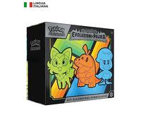 Set Entraîneur Hors Classe de l'expansion Scarlatto et Violetto - Évolutions à Paldea Del GCC Pokémon (Neuf enveloppes d'expansion et Accessoires Premium), édition en Italien