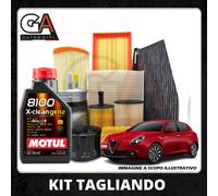 Set Entretien 3 Filtres 4 Litres Huile MOTUL 5w40 Alfa Romeo Giulietta 1.4 Gpl