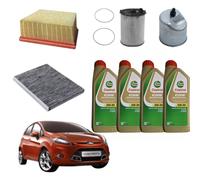Set Entretien 4 Lt Huile 5W30 A5 + 4 Filtres pour Ford B - Max Fiesta 6 1.5/1.6
