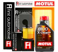 Set Entretien BMW Serie 3 E90 E91 E92 318i 320i 3 Filtres + 5 Lt Huile Motul