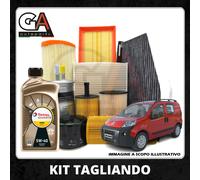 Set Entretien Citroen Nemo 1.4 HDI Peugeot Bipper 4 Filtres 4 Huile Total 5W40