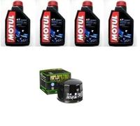 Set Entretien Filtre + 4LT 3000 10W40 MOTUL Honda XRV750 Africa Twin RD07 1999